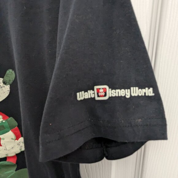 Retro Santa Mickey Mouse Christmas T-Shirt, Size Small - Picture 4 of 9